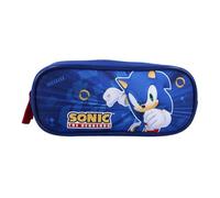 Vadobag Sonic Pencil Case Blue with 2 Compartments - Sonic School Supplies