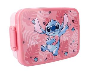 Vadobag STITCH Plastic lunch box with lid - dimensions 16x13x5 cm DISNEY Original Lilo and Stitch