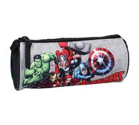 Vadobag Unisex Kid's Pencil case Safety Shield 20 cm, Avengers, red, One Size