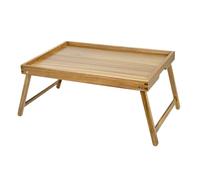 VaeFae Acacia Wood Bed Tray Table with Folding Legs, Extra Large