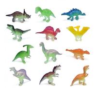 VAEIORP 12 Pcs Dinosaur Party Favors Mini Realistic Figures Ideal for Lighting Up Children's Play