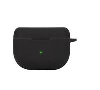 VAEKNVG Silicone Case Compatible with Jabra Elite 10, Shockproof Protective Earbuds Cover with Carabiner Accessories(Black)