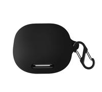 VAEKNVG Silicone Case for Anker Soundcore C40i, Shockproof Protective Earbuds Cover with Carabiner Accessories (Black)