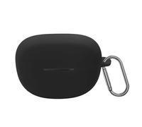 VAEKNVG Silicone Case for Bose Ultra Open Earbuds, Shockproof Protective Earbuds Cover with Keychain Accessories (Black)