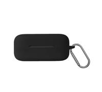 VAEKNVG Silicone Case for Sony WF-C510, Shockproof Protective Earbuds Cover with Keychain Accessories, Black