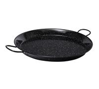 Authentic Spanish Paella Pan - 46cm Enamelled Steel Pan with 45cm Lid