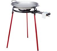 Vaello Campos S. L. 6140 46 Centimeter Polished Steel Paella Kit,Black,30 x 30 x 30 cm