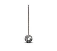 Vaello La Valenciana 2348 Stainless Steel Skimmer, 115 X 48 Cm, Silver