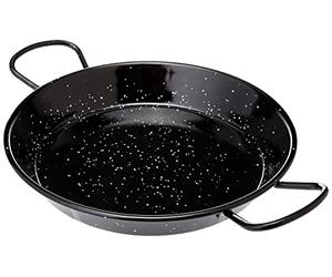 Vaello La Valenciana Enameled Steel Valley Panel Paella Pan, 22 Cm