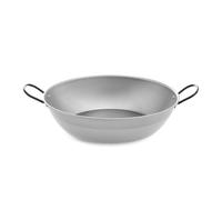 Vaello La Valenciana Honda Polished Steel Pan, 38 Cm, Silver