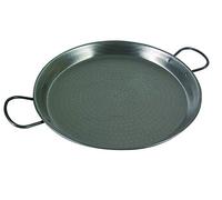 Vaello La Valenciana Polished Steel Valencian Paella Pan, 36 Cm, Silver