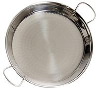 Vaello La Valenciana Stainless Steel Valentine Paella Pan, 55 Cm