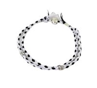 Vaeltor 4Pcs Buddhism Braided Bracelet Lucky Rope Handmade Tibetan Silver Buddha Head Adjustable