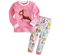 Vaenait Baby Kids Toddler Sleepwear Pyjama 2pcs Set Mini Bambi 6-7Y/XL