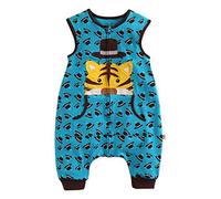 Vaenait Baby Sleeping Sack with Leg 100% Cotton Wearable Blanket Pyjamas Infant Sleeping bag Secret Tiger Sleep L