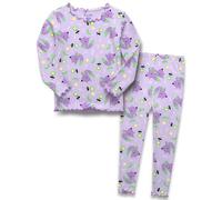 Vaenait Baby] Toddler Kids Junior Pyjamas Viscose derived from Bamboo Animal Pjs Set Floral Fox 8 Years 2XL