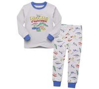 Vaenait Baby] Toddler Kids Junior Pyjamas Viscose derived from Bamboo Dinosaur Pjs Set Dino Boom 12-18 Months XS