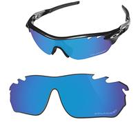 Vaep Polycarbonate Replacement Lenses for Oakley RadarLock Edge Vented OO9183 - Extended Polarised, ice blue, RadarLock Edge Vented