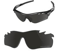 Vaep Polycarbonate Replacement Lenses for Oakley RadarLock Path Vented OO9206 - Extended Polarised, Jet black, RadarLock Path Vented