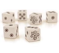 Free League Vaesen: Dice Set - 10 Six-Sided Engraved Dice for Nordic Horror Tabletop Roleplaying Game