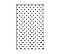 Vaessen Creative 100604-109 Mini Embossing Folder, Hearts, for Adding Texture and Dimension to Scrapbook Pages, Cards and Other Papercraft Projects, 3 x 5 inches