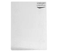 Vaessen Creative 100605-012 Embossing Folder, Circle, 14.6 x 10.8 x 0.5 cm, 1 Piece, for Birthday Cards, Birth Cards, Christmas Cards and Paper Crafts, Transparent, 14.6 x 10.8 x 0.5 cm