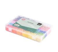 Vaessen Creative Fuse 5 mm-12,000 Pcs in 36 Iron Beads for Arts and Crafts, Jewellery, DIY and Decorations, Various Colours, 5 mm