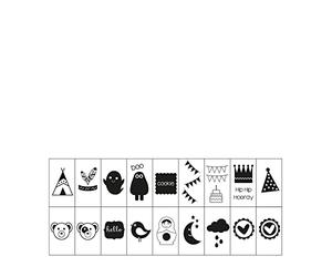 Vaessen Creative 18-Piece Kids Lightbox Symbols