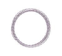 Vaessen Creative 2 mm x 5 m Aluminium Wire Diamond Cut, Soft Lilac, Purple