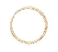Vaessen Creative 24242-003 Aluminium wire embossed round 2mm 5m light gold,