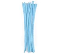 Vaessen Creative 25-Piece Pipe Cleaners for Crafts, Synthetic Fiber, Light Blue, 30 x 0.6 x 0.5 cm