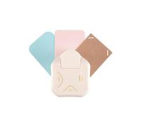 Vaessen Creative 3-in-1 Corner Punch Frames 5 mm, 10 mm and 6 mm-Papercrafts and Scrapbook Supplies for Paper, Cards, Invitations and Photos up to from 120 to 180 g, Alloy Steel, White-Gold
