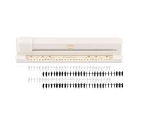 Vaessen Creative 30 Hole Punch - incl. 4 Click Binding Rings - for A4, A5, A6 and A7 - for Journals, Diaries & Bookbinding
