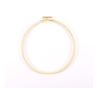 Vaessen Creative 701003-003 Bamboo Embroidery Hoop for Crafts, Diameter 20 cm, Dream Catcher, Cross Stitch Frame, Wreath Ring for Macrame Wall Hanging, Crochet, Boho Decor and More, Metal, Natural