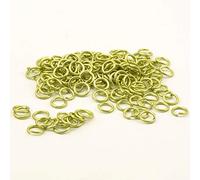 Vaessen Creative Alu Deco jump rings 10mm x135 apple green,