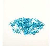 Vaessen Creative Alu Deco jump rings 7,25mm x150 turquoise,