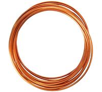 Vaessen Creative Aluminium Craft Wire 16.4 ft (5 m) x 0.08" (2 mm) Orange Copper - Flexible Metallic Wire for Crafting, Flower Arranging, Jewellery Making and Modelling