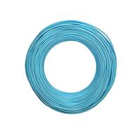 Vaessen Creative Aluminium Craft Wire 197 ft -60 m- x 0.08" -2 mm- Turquoise -Blue- - Flexible Metallic Wire for Crafting, Flower Arranging, Jewellery Making and Modelling