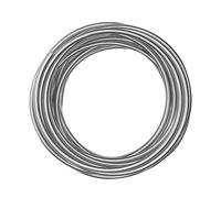 Vaessen Creative Aluminium Craft Wire 32.8 ft (10 m) x 0.2" (5 mm) Silver - Flexible Metallic Wire for Crafting, Flower Arranging, Jewellery Making and Modelling