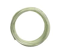 Vaessen Creative Aluminium Craft Wire 85 ft -26 m- x 0.12" -3 mm- Apple Green - Flexible Metallic Wire for Crafting, Flower Arranging, Jewellery Making and Modelling