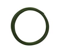 Vaessen Creative Aluminium Craft Wire 9.8 ft (3 m) x 0.12" (3 mm) Dark Green - Flexible Metallic Wire for Crafting, Flower Arranging, Jewellery Making and Modelling