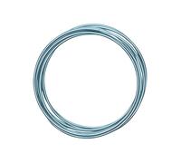 Vaessen Creative Aluminium Craft Wire 9.8 ft (3 m) x 0.12" (3 mm) Ice Blue - Flexible Metallic Wire for Crafting, Flower Arranging, Jewellery Making and Modelling