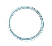 Vaessen Creative Aluminium Craft Wire Flat 0.2" (5 mm) x 0.04" (1 mm) x 0.14" (3,5 mm) Ice Blue - Flexible Metallic Wire for Crafting, Flower Arranging, Jewellery Making and Modelling