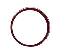 Vaessen Creative Aluminium Craft Wire Flat 0.2" (5 mm) x 0.04" (1 mm) x 0.14" (3,5 mm) Oxblood (Red) - Flexible Metallic Wire for Crafting, Flower Arranging, Jewellery Making and Modelling