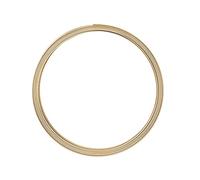 Vaessen Creative Aluminium Craft Wire Flat 0.2" (5 mm) x 0.04" (1 mm) x 0.2" (5 mm) Light Gold - Flexible Metallic Wire for Crafting, Flower Arranging, Jewellery Making and Modelling