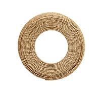 Vaessen Creative Aluminium Craft Wire Hammered 197 ft -60 m- x 0.08" -2 mm- Light Gold - Flexible Metallic Wire for Crafting, Flower Arranging, Jewellery Making and Modelling