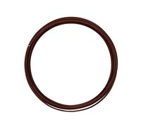 Vaessen Creative Aluminium Craft Wire Round 16.4 ft (5 m) x 0.08" (2 mm) Brown - Flexible Metallic Wire for Crafting, Flower Arranging, Jewellery Making and Modelling