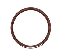 Vaessen Creative Aluminium Craft Wire Round 16.4 ft (5 m) x 0.08" (2 mm) Chocolate Brown Mat - Flexible Metallic Wire for Crafting, Flower Arranging, Jewellery Making and Modelling
