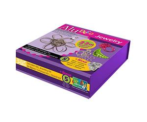 Vaessen Creative Aluminium Craft Wire Set of 25 Pcs in 5 Colours and 3 Tools - 22 m Flexible Metallic Wire for Crafting, Flower Arranging, Jewellery Making and Modelling