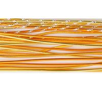 Vaessen Creative Aluminium Craft Wire Set of 27 Pcs of 15.7" (40 cm) x 0.08" (2 mm) Gold - Flexible Metallic Wire for Crafting, Flower Arranging, Jewellery Making and Modelling